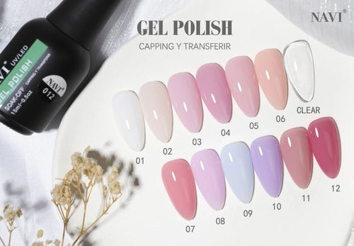 Navi Gel Semi. Gel Polish Capping Y Transferir 01 X 15 Ml 1