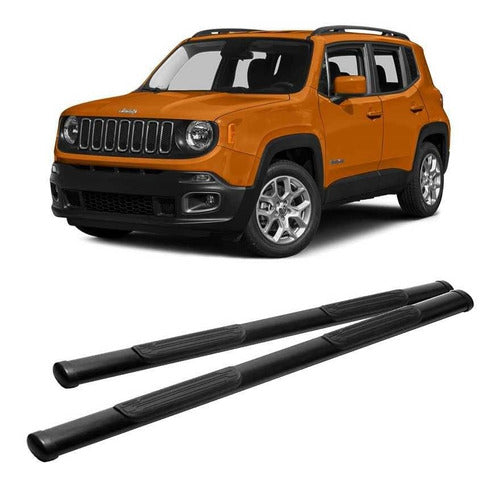 Estribo Ovalados Negros Jeep Renegade 0