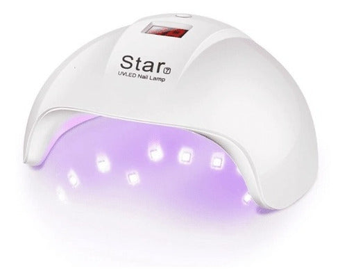 Nail Lamp Cabina Para Uñas Star7 Led/Uv 24W Semipermanente Manicuria 2