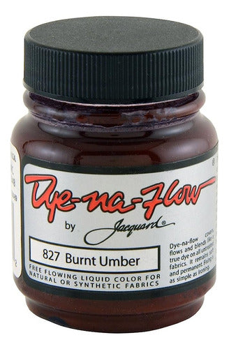 Jacquard Dye-Na-Flow Liquid Color 2-1/4 Ounces - Burnt Umber 0