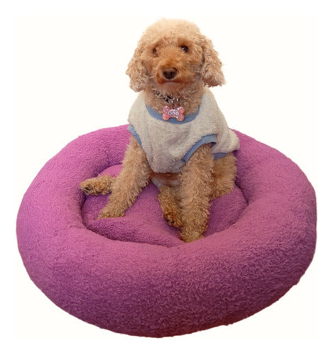 Huellitas Camita Antiestres Super Suave Para Mascotas De 60cm 0