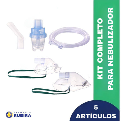 Kit Completo Premium Repuesto Para Nebulizador 5 Articulos 0