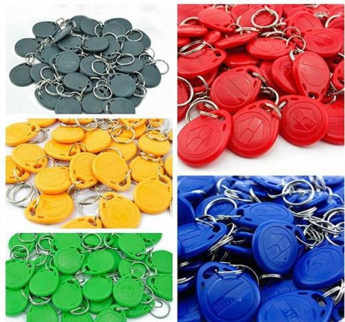 Tiendavirtual 5x Programmable RFID Proximity Keychain Tags 125kHz Pack of 5 6