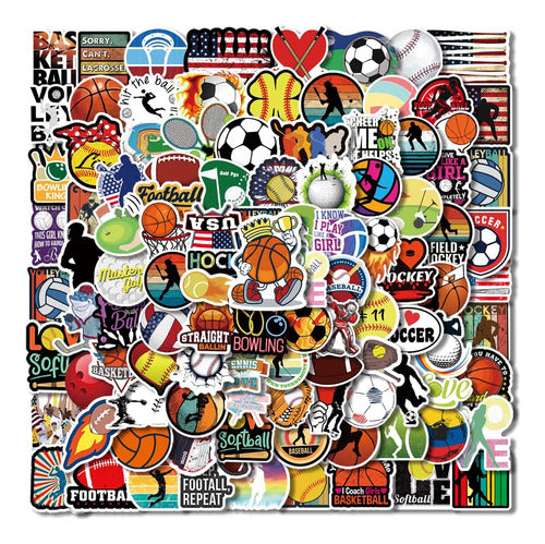 Salaoen Sports Stickers - 45m Water Bottle Decals 0