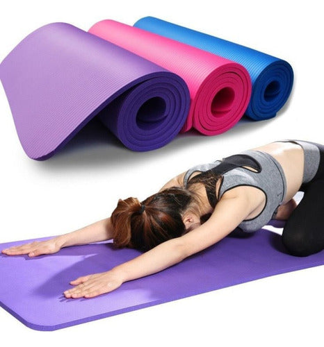 Yoga Pilates Exercise Balance Mat 4mm 3