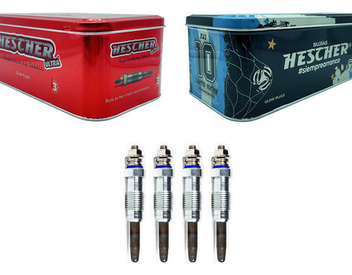 Bujias Kit Hc110 Hescher + 1 Lata De Regalo P/ Fiat Duna 1.7 0