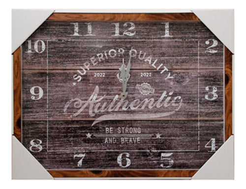 Generic Vintage Retro Silent Wooden Wall Clock 3