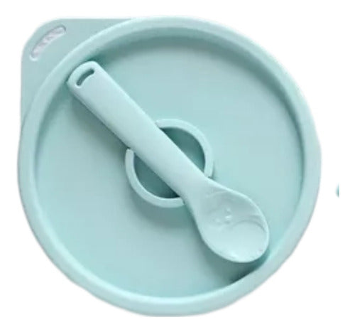 Tatoon - Bowl With Lid and Silicone Spoon 1