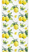 Cooldeer Yellow Lemon Leaves Hand Towels 0