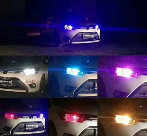 RGB Luz De Posicion Led C/remoto T10 Para Fiat Tipo 2