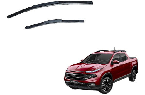 DM Escobillas Juego Kit X2 Escobillas Fiat Toro 2016/Strada 2020 0