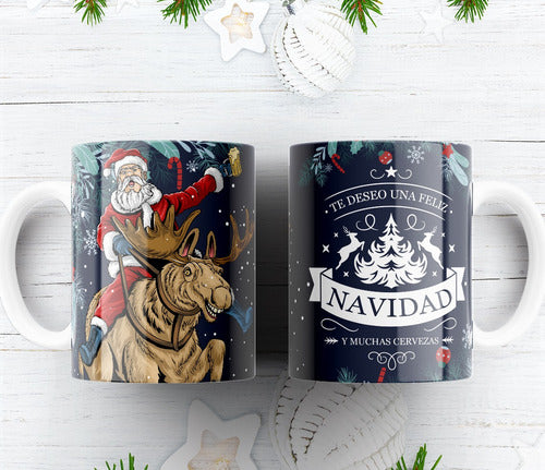 Imprimi Kits Plantillas Tazas Navidad Diseños Para Sublimar #tn13 5