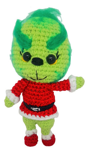 Amigurumi De Grinch Muñeco Tejido De Apego 0