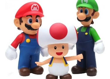 Figura Mario Bros Articulada 13 Cm. 3