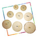 Pack of Assorted Fibrofacil Circles Discs for Mandalas and Pointillism Artwork 0