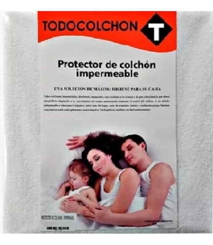 Todocolchon Waterproof Mattress Protector Towel and PVC 140 x 190 0