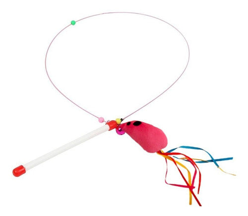 Interactive Cat Toy - Long Resistant Wire Wand for Encouraging Play 1