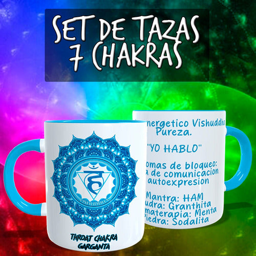 Set De Tazas Personalizadas Siete Chakras 5