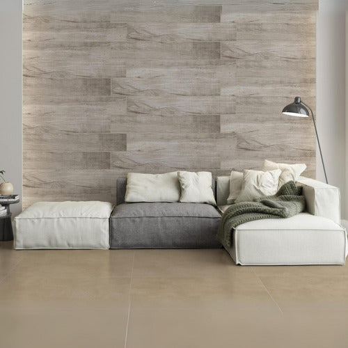 Savane Porcelanato Revestimiento Piso/ Pared Amazon Gray 18x113 Cm 1