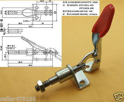 Striagh Abrazadera De Palanca Base Brida De Línea 2pcs 301-B 1