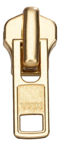 Metal Zipper Slider YKK N°8 X 100 Units Bronze - Gold 1