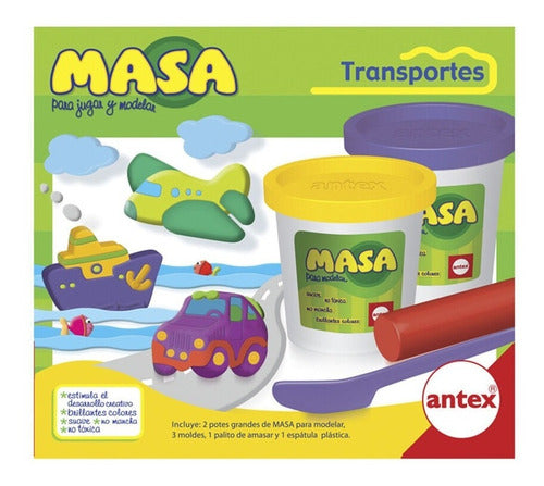 Masa Para Moldear Modelo Transportes De Antex 1