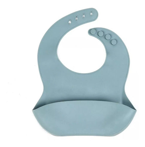 Waterproof Silicone Baby Bib with Pocket - Multiply 4