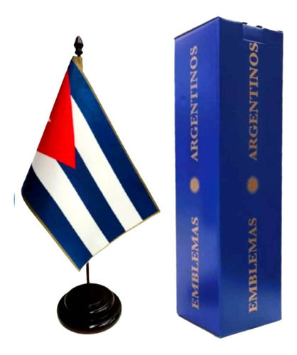 Emblemas Argentinos Cuba Flag, Desktop Flagpole 0