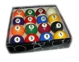 Juego De Bolas De Pool Medida Profesional 57mm En Caja Nuevo 1