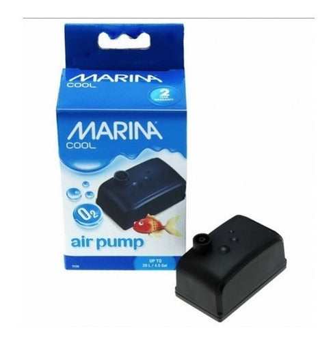 Aireador Para Pecera Chica Marina Cool Air Pump Hasta 20 Lts 6