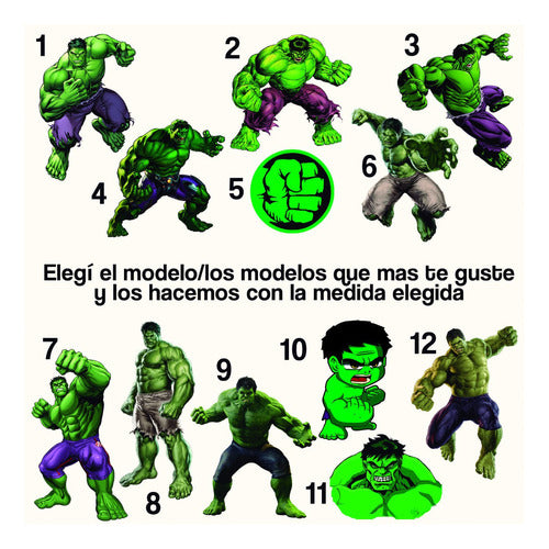 Parches Termoadhesivos Hulk Marvel Aplique Textil Transfer 0