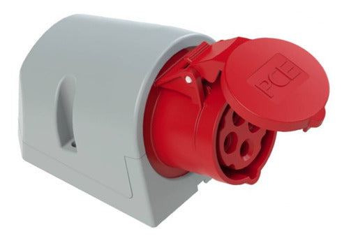 Pce Toma Pared - Ip-44 380/440v H6 Rojo 16a 3p+t+n 0