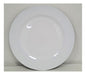 White PVC Decor Design 33 cm Dinner Plate 0