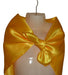 GB CREACIONES Yellow Satin Pericón Scarf - 74 x 74 cm 0