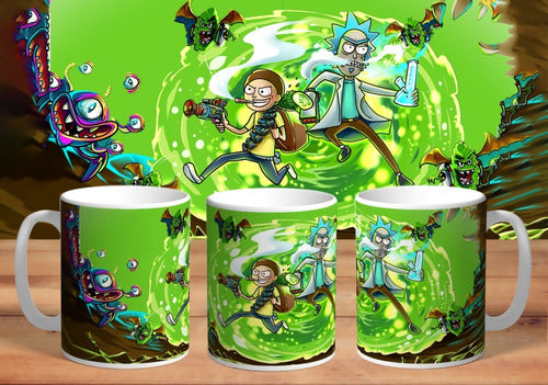 Personalized Ceramic Mug Rick and Morty #01 5