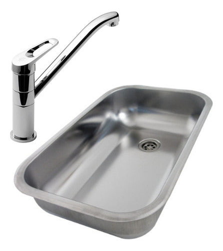 Dhinox Kitchen Sink Combo DH52/18 and FV Arizona Faucet 0