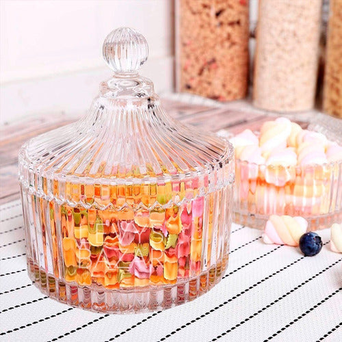 Set of 6 Glass Candy Jars Souvenirs for 15th Birthday Party 7