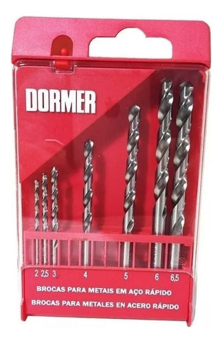 Juego Set 7 Mechas Acero Rapido Profesional Dormer 2 A 6,5mm 0