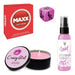 Sexitive Intimate Gel Kit + Massage Candle + Sensual Position Dice + Condoms 0