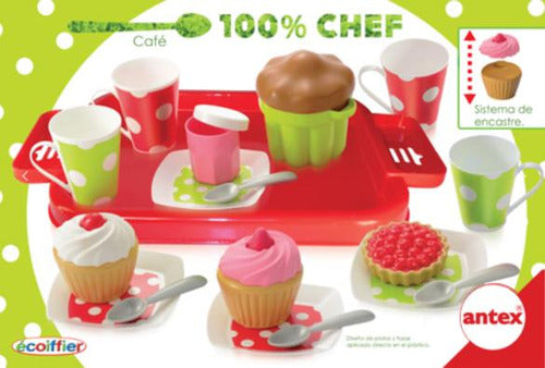 Interactive Coffee Preparation Toy Set with Plates and Cups 1