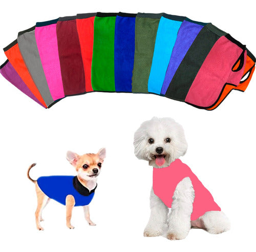 Mercadoflash Set of 2 Pet Polar Ponchos - Various Sizes 0