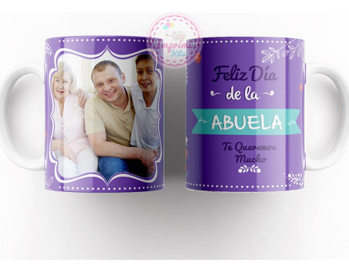 Plantillas Diseños Tazas Abuelos Sublimar Abuela Abuelo Papa 7