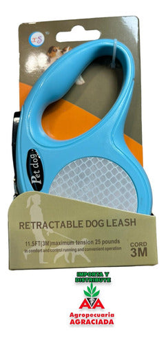 Agropecuaria Agraciada Retractable 3 Meter Pet Leash with Brake 1