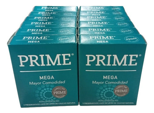 Prime Condom Mega Pack of 12 Boxed Sets (36 Units) 0