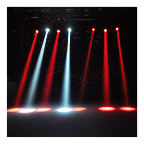 Mini Led 10w Spot Beam Moving Head Light Lyre Dmx512 Stage 4