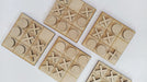 15 Tateti 8x8 + 15 Dinosaurios 5cm Fibrofacil Souvenirs Mdf 4