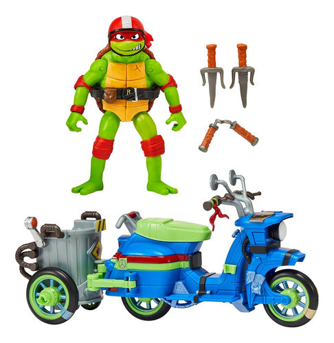 Teenage Mutant Ninja Turtles Battle Cycle Set Figure With Vehicle by Delmy 1