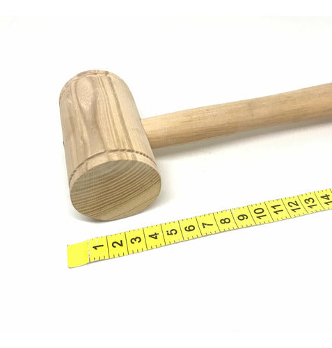 Martillo De Madera Ideal Para Cincelar, Repujar. 200gr. 30cm 2