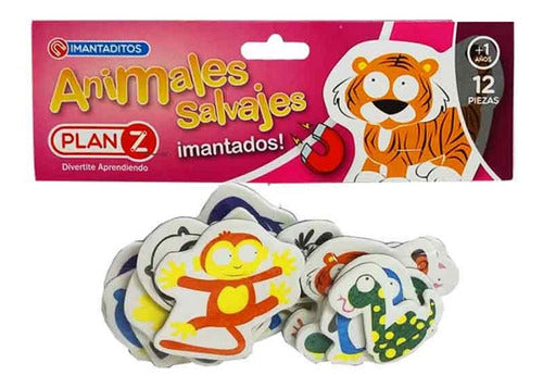 Imantaditos Imantados Formas Animales Salvajes Juego Didactico 0