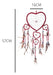 Handcrafted Large Dreamcatcher Feathers Artisanal Wind Chime 13